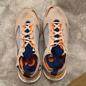 Nike Athletic Shoes Beige and Orange